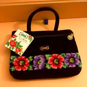 Vintage Feiler Floral Small Cellphone bag